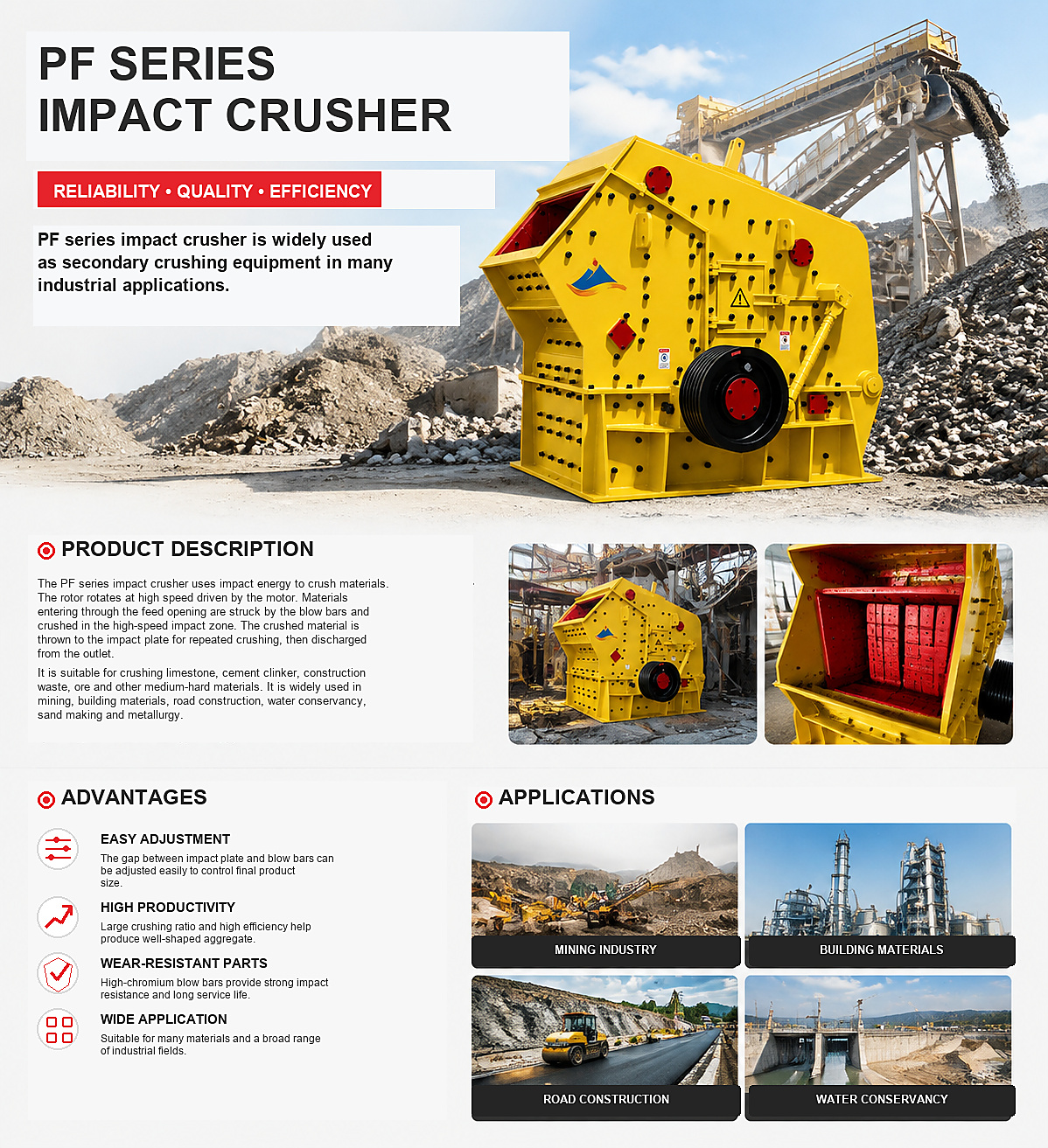 PF Series Impact Crusher details